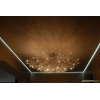 Мини-фото: Парящий натяжной потолок коричневый