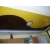 Мини-фото: Криволинейная спайка натяжной потолок черно-желтый №2