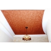 Мини-фото: Фактурный натяжной потолок красный