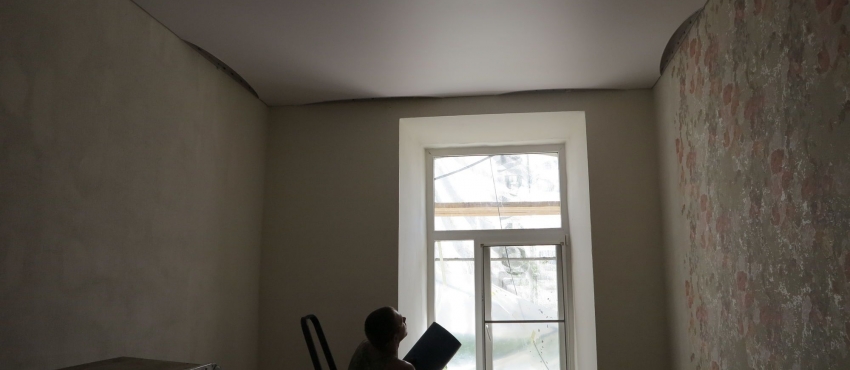 Белый матовый ПВХ MSD натяжной потолок фото №2