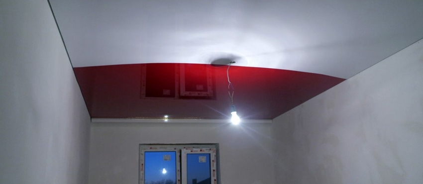 Глянец со спайкой MSD натяжной потолок фото №2